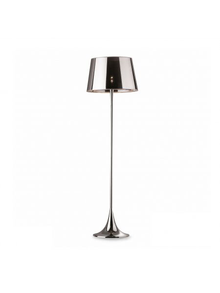 Ideal Lux Lampa podłogowa LONDON CROMO PT1 Srebrny