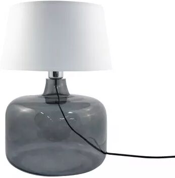 Zuma Line Lampa stołowa BATUMI GRAFIT 5530WH Transparentny, Grafitowy, Biały