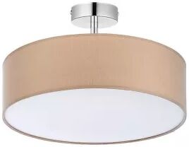 TK Lighting Lampa sufitowa RONDO 4031 Beżowy, Srebrny