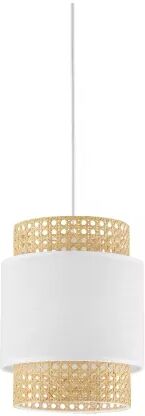 TK Lighting Lampa wisząca BOHO WHITE 6528 Biały, Brązowy