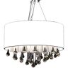 vidaXL Lustre com 85 cristais branco