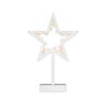S/marca 20 Leds Decorativos Estrela de Luz Branca Quente Estrela de Luz Poinsettia Estrela Decorativa
