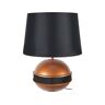 Tosel Candeeiro de Mesa Saigon (Preto e Cobre - E27 - Máx. 40W - Metal)