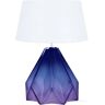 Tosel Candeeiro de Mesa Helsinki (Roxo, Branco - E27 - Máx. 40W - Vidro)