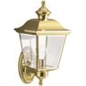 Kichler Luz de Parede Ao Ar Livre Kl-Bay-Shore1-M Bay Shore Solid Brass Glass E27