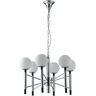 Luce Ambiente E Design Candeeiro Suspenso Cromado Hammond em Metal com Difusor em Vidro 6Xe14