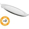 Greenice Pacote 2 Downlight Slimline LED 18W 1409Lm 4200ºk Circular 40.000H [Jl-Gp-Lz-3-M-W-Pk2-Ap]