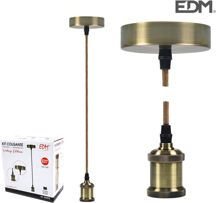 EDM Kit de Suspensão Vintage Dourado Novo