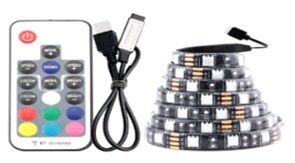 llp Fita Led Rgb Usb 5m Com Comando