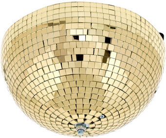 Eurolite Half Mirror Ball 30cm gold