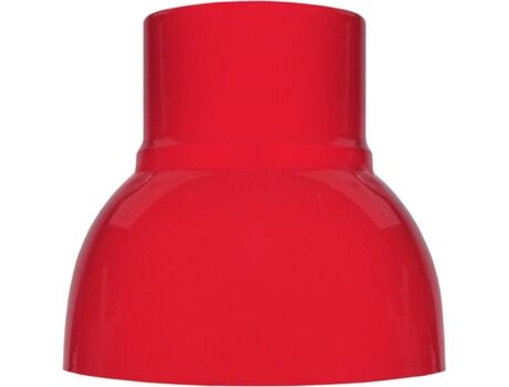 Tosel Abajur para Candeeiro Cloche (Vermelho - Metal - 24.5x24.5x24 cm)