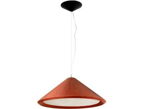 Faro Barcelona Candeeiro de Teto Hue In (Laranja - E27 - Máx. 15W - Metal - Tecido)