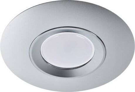 Wonderlamp Candeeiro de Teto Round (Prateado - GU10 - Máx. 50W - Alumínio)