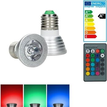 Ecd Germany Lâmpada LED (3 W - Casquilho: LED - Luz Multicor - 248 lm)