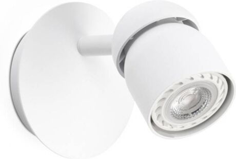 Faro Barcelona Aplique de Parede Coco (Máx. 8W - ABS, Aço - Branco)