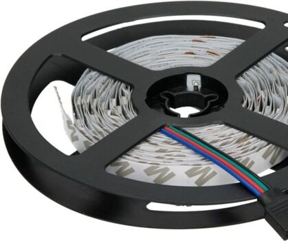 Ecd Germany Fita LED RGB (360 lm/m - Plástico - Branco)