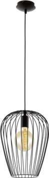 Eglo Candeeiro Suspenso 275 Newtown (Preto - E27 - 1 x 60 W - Aço)