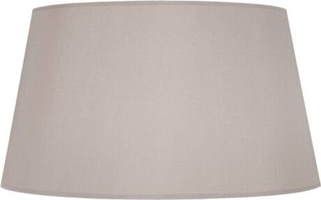 Tosel Abajur para Candeeiro Tambour 45 (Cinzento Taupe - Tecido - 45x35x27 cm)