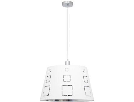 Fabrilamp Candeeiro de Teto Celaya (Branco - E27 - Máx. 60W - Metal - Tecido)