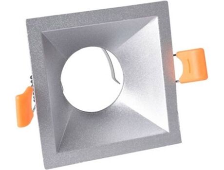 Wonderlamp Candeeiro de Teto Confort (Prateado - GU10 - Máx. 50W - Alumínio)