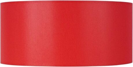 Tosel Abajur para Candeeiro Cylindrique 45 (Vermelho - Tecido - 45x45x20 cm)