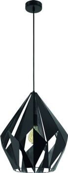 Eglo Candeeiro Suspenso Carlton 1 49879 (E27 - 1 x 60 W - Aço)