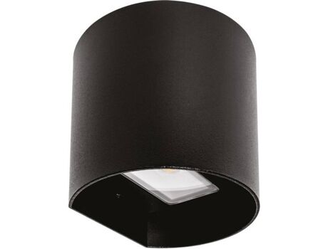 Fabrilamp Aplique Exterior Sabor LED 6500k (8W - Alumínio - Preto)