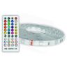 AVIDE ALSB5050RGBMU40-10M LED Bandă bășică 12V 22W RGB Muzică control + IR telecomandă 2x5m