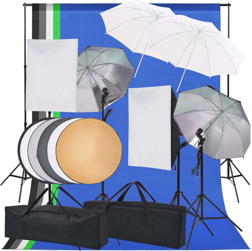 vidaXL Kit de iluminat pentru studio foto