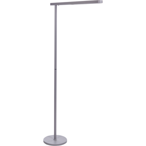 Beliani LED-golvlampa Silver Aluminium 186 cm Höjd Strömbrytare Modern Industriell Belysning Hemmakontor