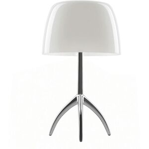 Foscarini - Lumiere Piccola Alu/white - Vit - Bordslampor