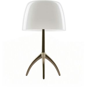 Foscarini - Lumiere Piccola Champagne/white - Vit - Bordslampor