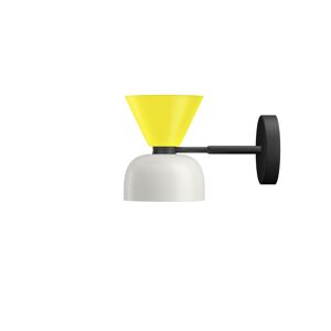 Hem - Alphabeta Wall Light - Sulfur Yellow/silk Grey - Grå,Gul - Vägglampor