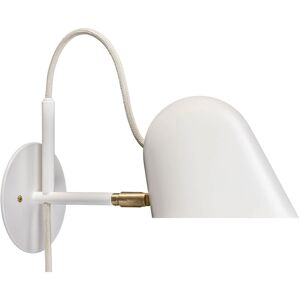 Örsjö Belysning - Streck Vägglampa - Vit Med Kabel - Vit - Vit - Sänglampor