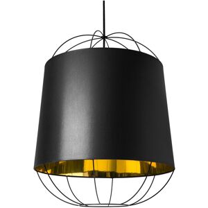 Petite Friture - Lanterna, Pendant Lamp Medium, Black, Gold - Svart - Pendellampor