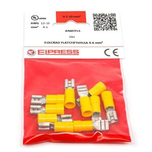 Elpress A4607fls-Cp Flatstifthylsa Awg: 10-12, Installationsmaterial