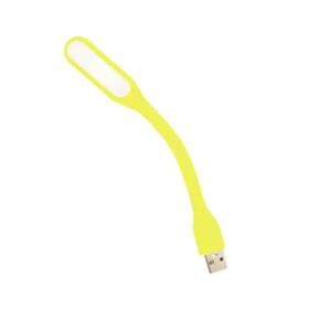 Flexibel Mini Usb Led-Lampa (Färg: Gul)