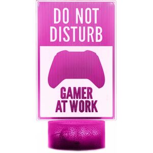 Maxcustom 3d Nattlampa - Do Not Disturb, Gamer At Work