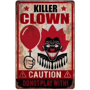 Skylt Killer Clown