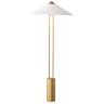 WCQSYY Golvlampa Golvlampa Enkel Bambu Hatt Golvlampa Modell Rum Vardagsrum Soffa Sida Vertikal Sovrums Säng Hatt Lampa Lä Golvlampa (Color : Gold, Size : C)