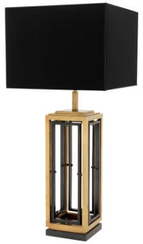 Eichholtz Bordslampa Blackrock Gunmetal/vintage brass