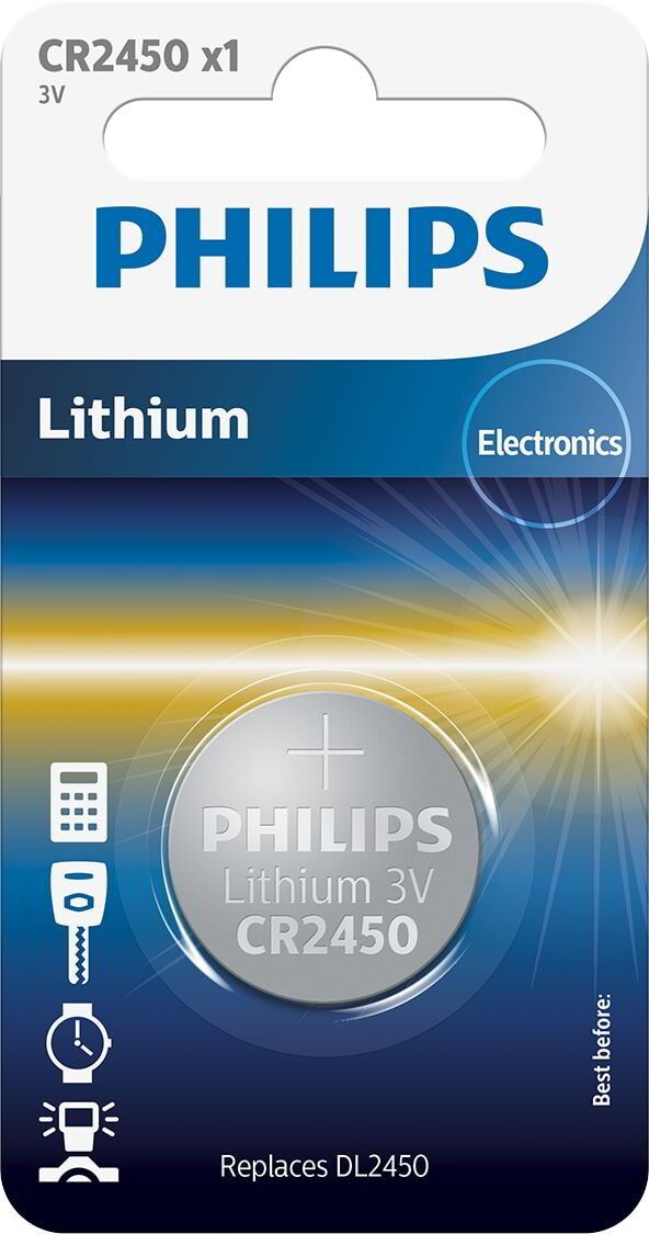 Philips Battericell Lithium Cr2450