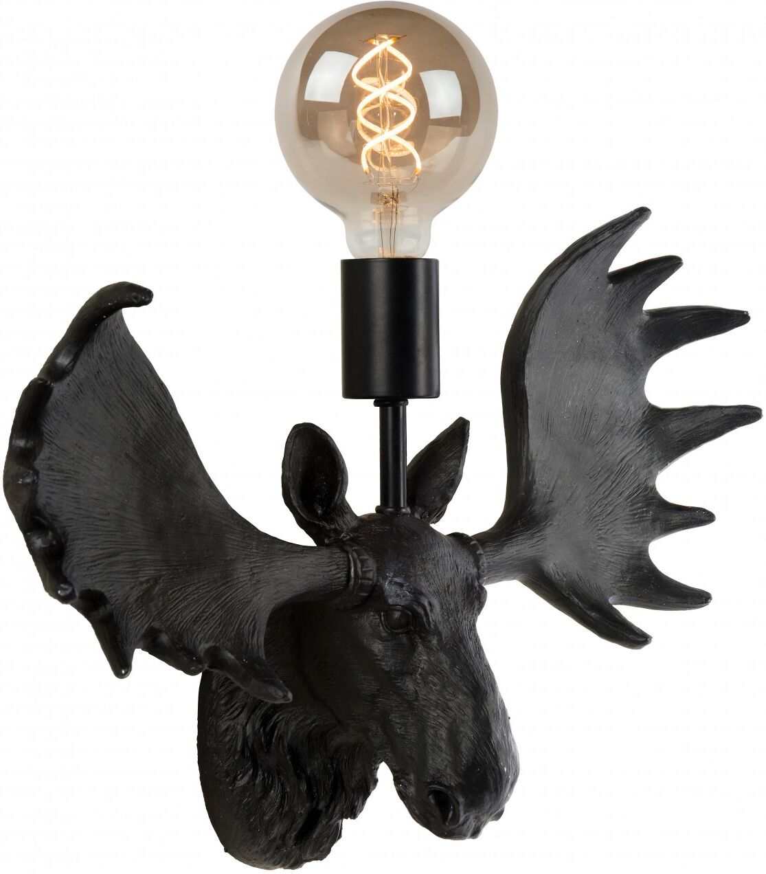 Lucide 47209/01/30 nástenné lampa Extravaganza Moose 1x40W   E27 - čierna, stmievateľná