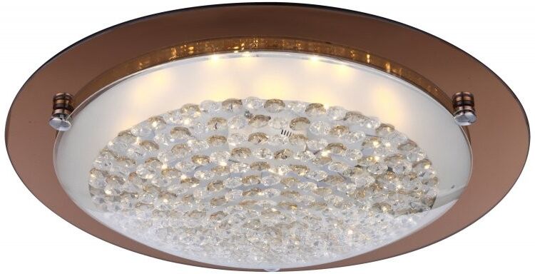 Globo 48264 LED stropné svietidlo Tabasco 1x18W   1250lm   3100K - opál, jantár, priehľadný krištáľ