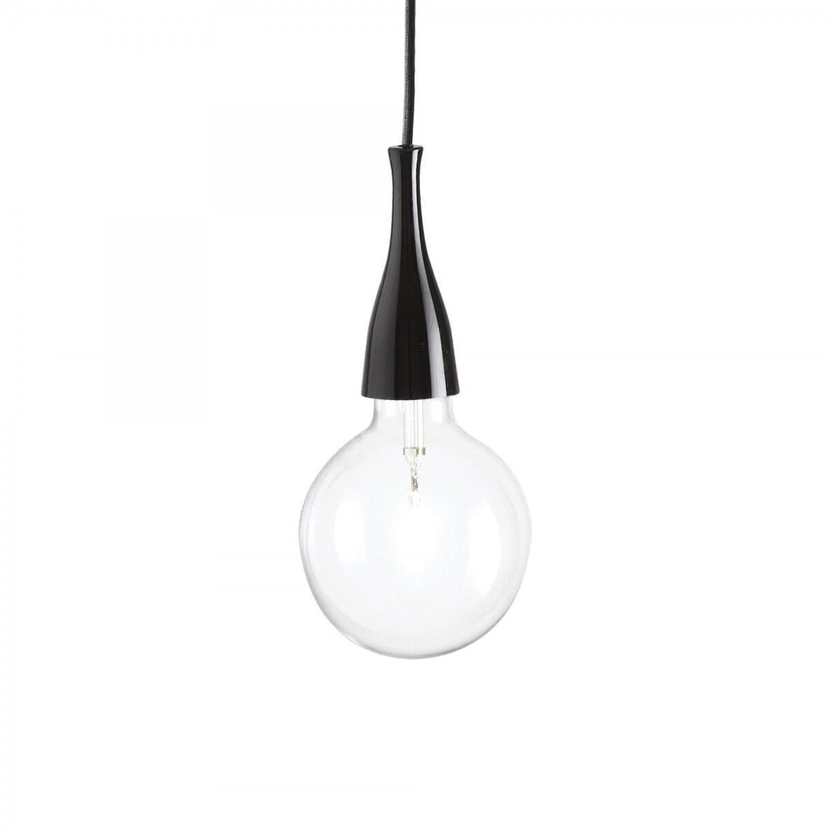 Ideal lux závesné svietidlo - luster Ideal lux MINIMAL 009407 - čierna