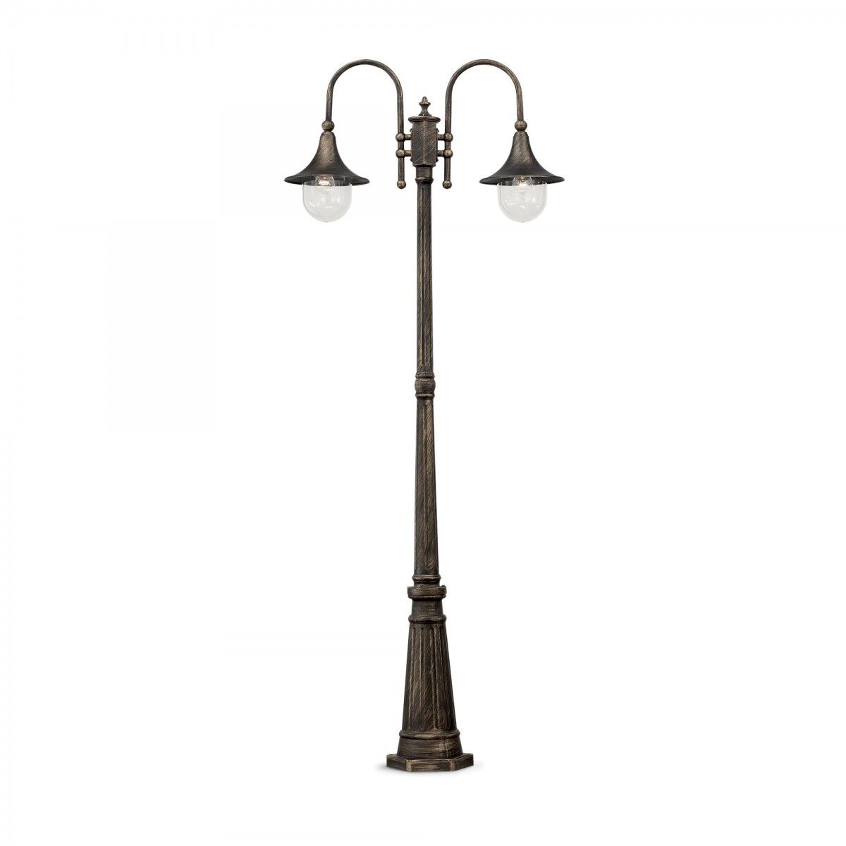 Ideal lux vonkajšia stojaca lampa Ideal lux CIMA 024097 - čierno-zlatá