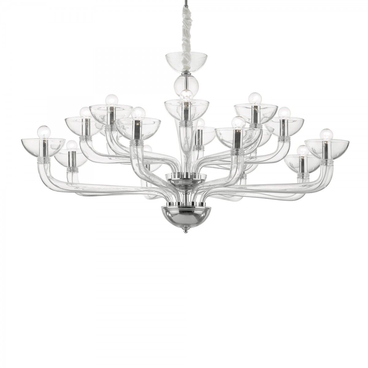 Ideal lux závesné svietidlo - luster Ideal lux CASANOVA 044248 - transparentný