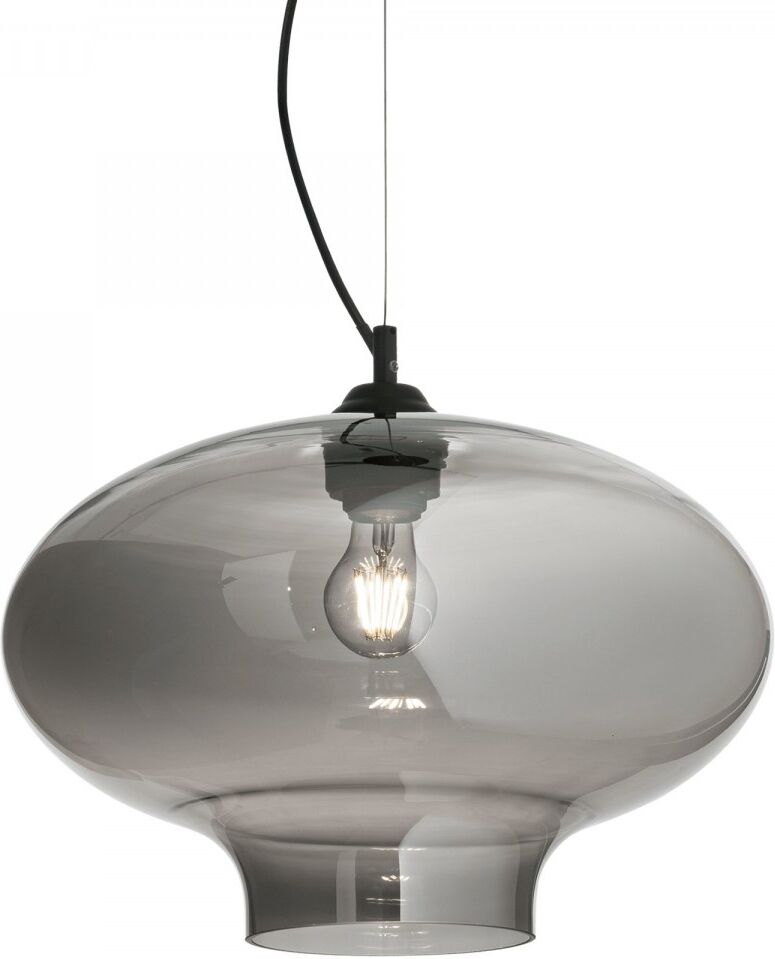 Ideal Lux 120904 závesné stropné svietidlo Bistro 1x60W   E27 - dymové sklo