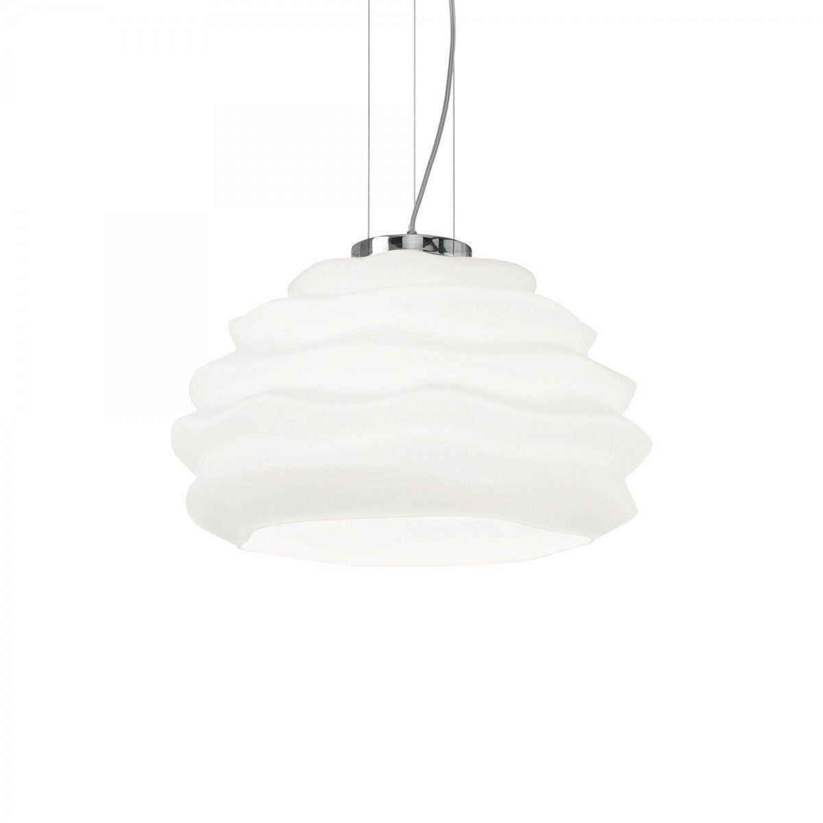 Ideal Lux 132389 závesné svietidlo Karma 1x60W   E27 - biele