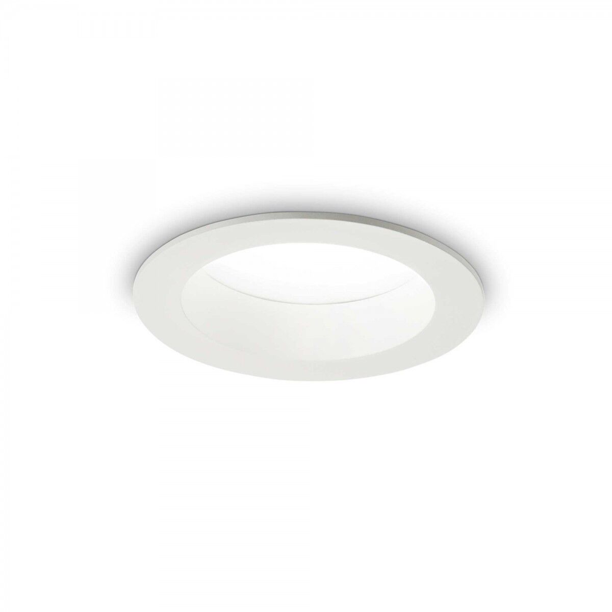 Ideal Lux 193403 LED zápustné stropné bodové svietidlo Basic wide 1x10W   1100L   4000K   IP44 - biela